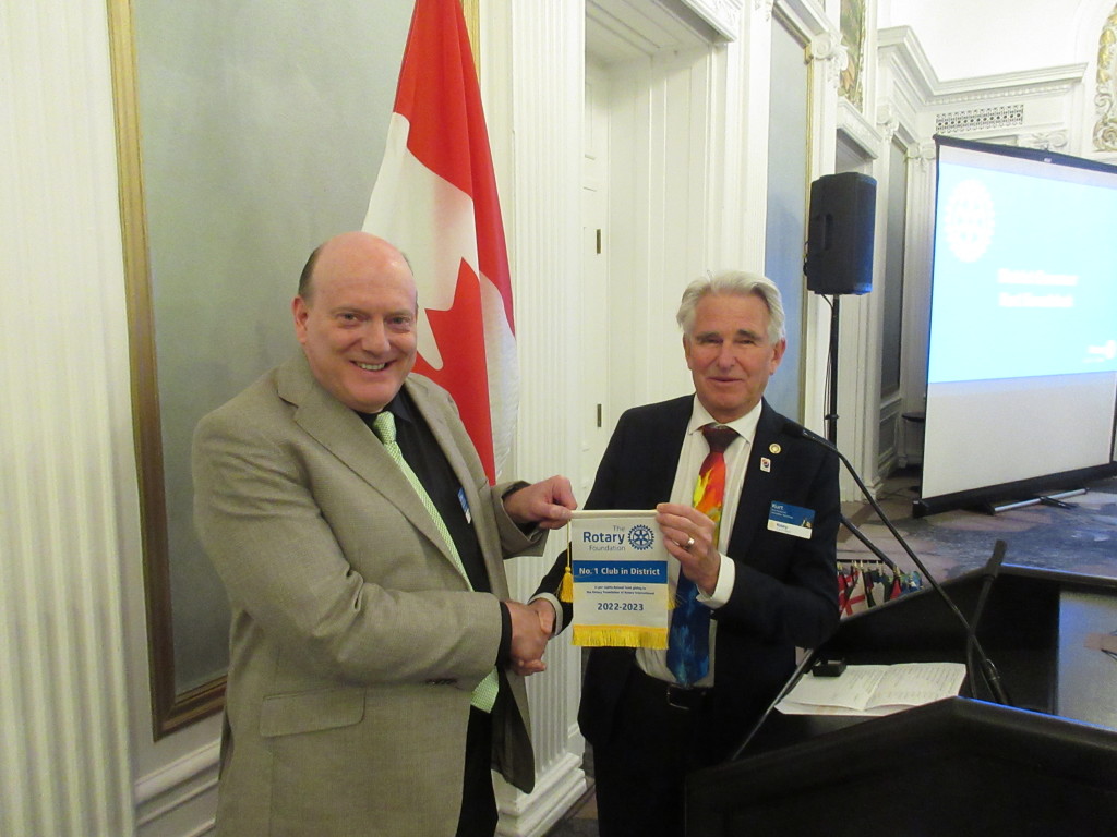 A Look Back At November 28 Club Meeting The Rotary Club Of Calgary   4 Club Award   IMG 2023 1.JPG